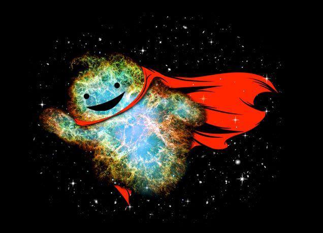 discoverynews:  astronomerinprogress:  It’s a SUPERnova!  I always thought supernovae