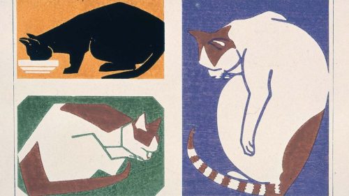 nobrashfestivity:  Hisui Sugiura (杉浦 非水) 1930s Cats
