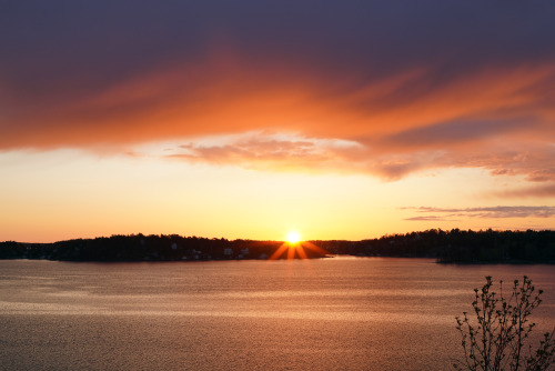 Sunrise in the archipelago.