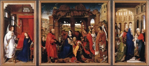 Saint Columba Altarpiece, 1455, Rogier Van Der WeydenMedium: oil,panel