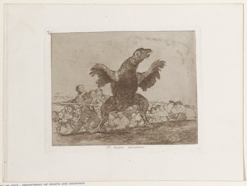 The Carnivorous Vulture, Francisco José de Goya y Lucientes, 1810–1820 (published 1863), Minneapolis