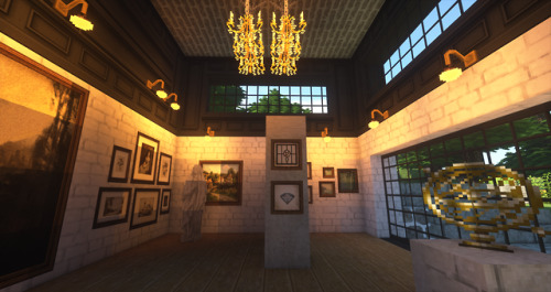 small art gallery (minecraft)