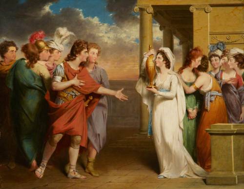 The Return of Orestes (private theatricals with Charles James Fox on the exterme left)John Downman (