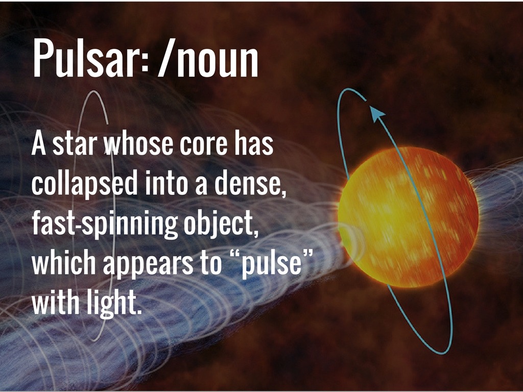 What are pulsars?