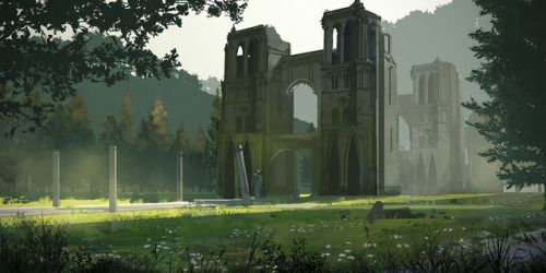 binary-scroll: NieR:Automata - Environment Concept Art