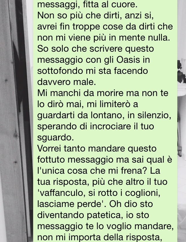 bloccataneisuoisogni:  freddacomelaneve:  I pianti quella sera. Mi manca da morire,