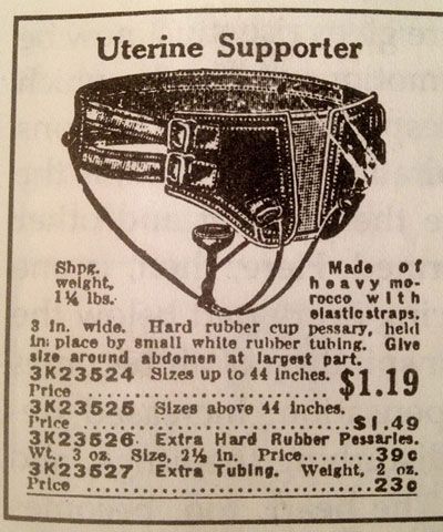 oldworldinventions:  1800(s): “Uterine Supporter” Prevents uterine or vaginal