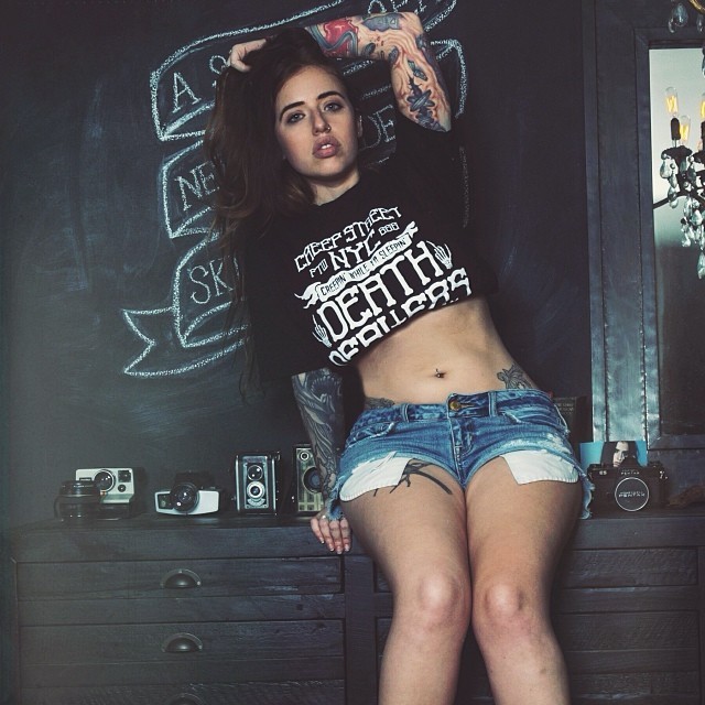 sashsuicide:  Happy #fridaythe13th #madcreepy @creepstreet #tattoos #ff #followfriday