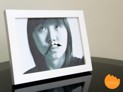 DIY Photo Frame Mustache Clock Tutorial from Onelmon here. There are certain trends I don&rsquo;t un