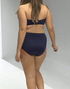 plussizeebony:Jada Sezer in ASOS CURVE Exclusive Bikini Top With Bow &amp; ASOS