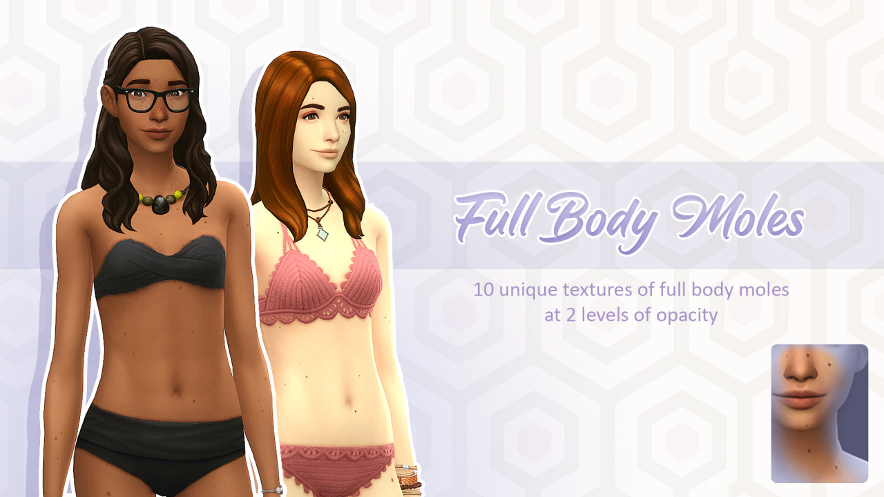 sims 4 body moles sims 4 body moles
