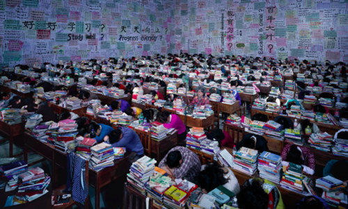 Wang Qingsong (), Follow Me. 2003. Photography.