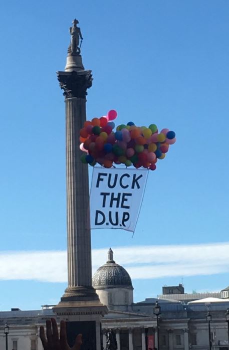 scarimor:Nelson’s Column, Trafalgar Square, London, EnglandLondon Pride 2017