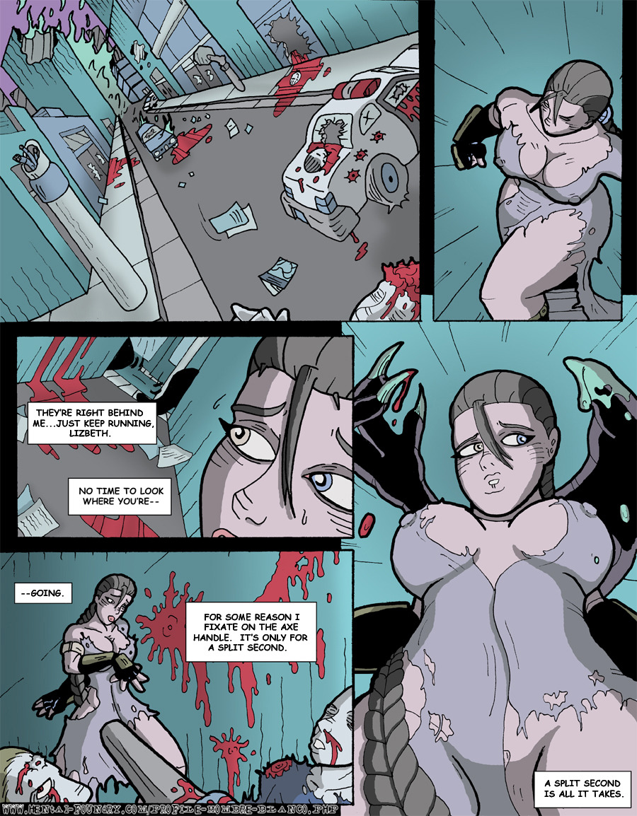 hombreblanconsfw:  Hammered - the first hentai comic I ever drew (concludes tomorrow).