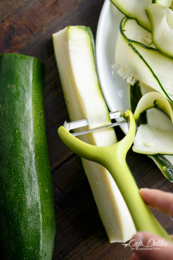 foodffs:  ZUCCHINI (ZETTUCCINE) CARBONARAReally