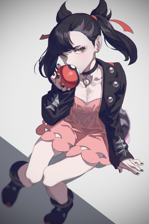 animepopheart:★ 【ファジョボレ】 マリィ☆⊳ marnie (pokemon sword and shield)✔ republished w/permission⊳ ⊳ follow