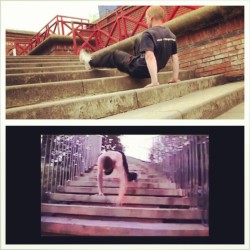 zodmagus:  @thicknjoocee this is #crabwalk and #bearcrawl really great all body workout #parkour #Igiveafit