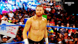 mith-gifs-wrestling:Your Daily Sami Smile.