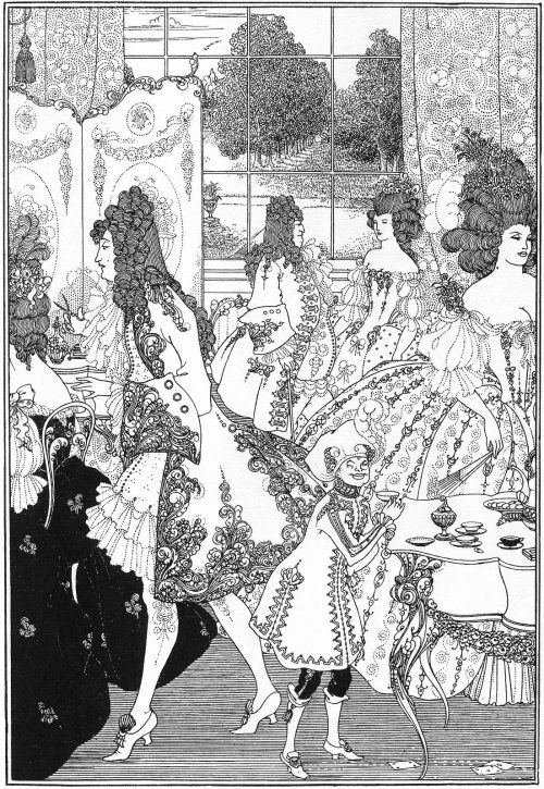 goodygarlick:Illustration from Alexander Pope’s Rape of the Lock by Aubrey Beardsley.  