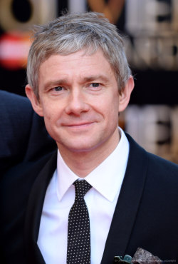 fuckoff-imacting:  bigcong:  Martin Freeman, presenter of Best New Comedy poses in the press room at the Laurence Olivier Awards at The Royal Opera House on April 13, 2014 in London, England.（Getty Images/HQ）  #A D O N I S