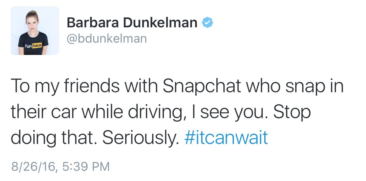 awkward-lee:  #itcanwait 