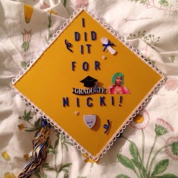 fruit-bitch:  my graduation cap is A+