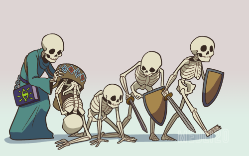 netherworldpost:medli20:   Yesterday our DM told me that my warlock can keep his skeleton minions in his bag of holding   💀   There is a lot to unpack on this post.