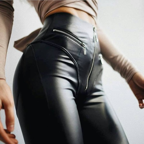 Surprise your girlfriend with some HOT leather leggings! . This &ldquo;Thong Leather Leggings&am