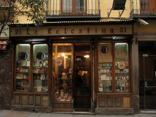 booksandbookporn:Old book shop in Madrid -  j.labrado