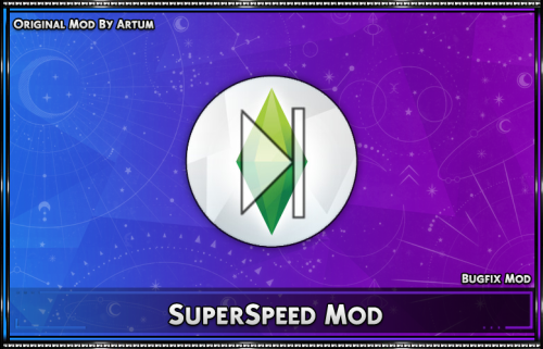 Basically, the mod modifies some Maxis scripts to force &ldquo;SUPER_SPEED3&rdquo; by pressing the &