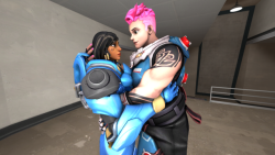 biiiidragons: PHARYA / ZARYHA ([SFM]) ……more Pharah x Zarya SFM, i hope yall can enjoy this 