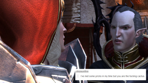 bubonickitten: Dragon Age II + text posts – Meredith &amp; Orsino Kirkwall’s very ow