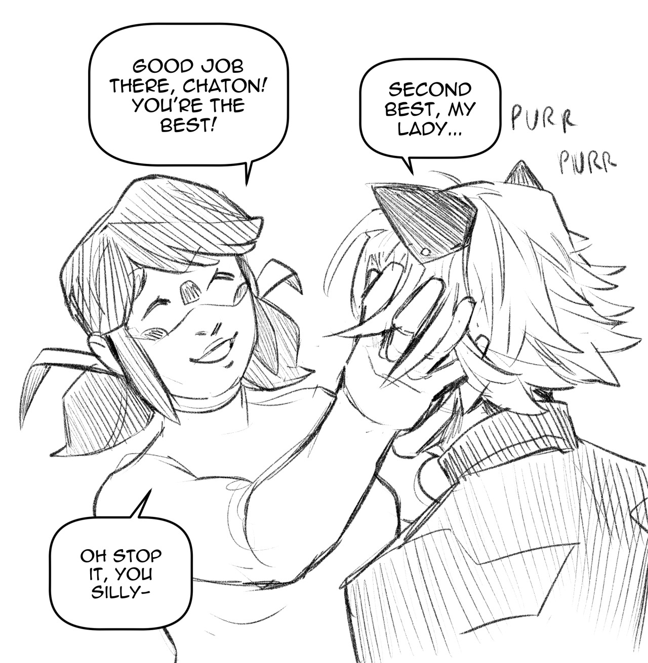 myriamsaviniart:Yep, you’ve fallen for a furry, Marinette. What you’re gonna do about it, uh?