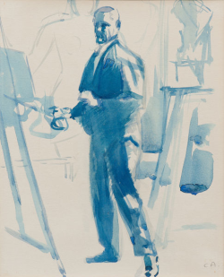 Cuno Amiet (Swiss, 1868-1961), Self-portrait