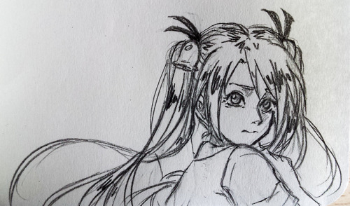 0rangine - Asuna doodles