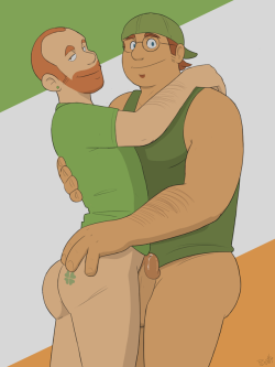 pluvatti-revived:  Too tired to think of a creative background, but I hope everyone has a nice St. Patrick’s Day! Zzzzz…