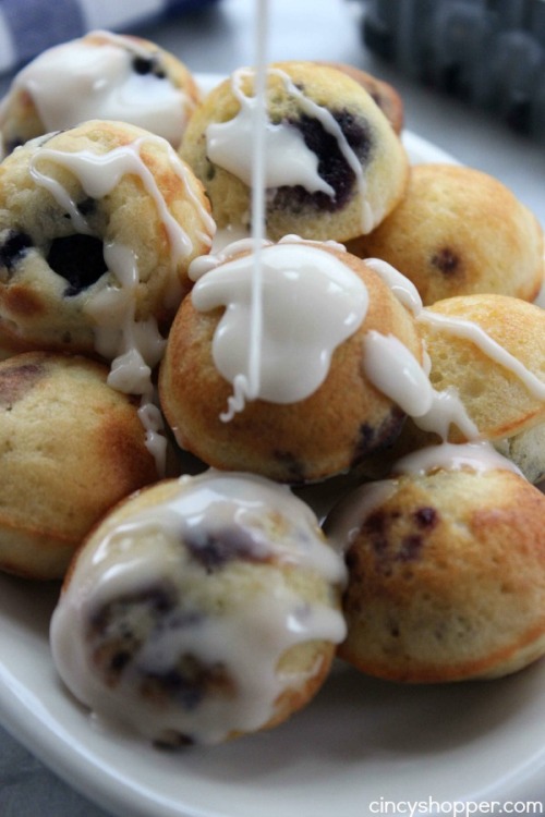 therecipeboxx: Blueberry Pancakes Bites