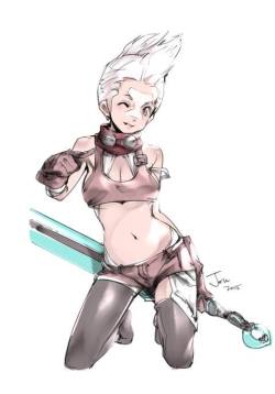 league-of-legends-sexy-girls:  Ekko 