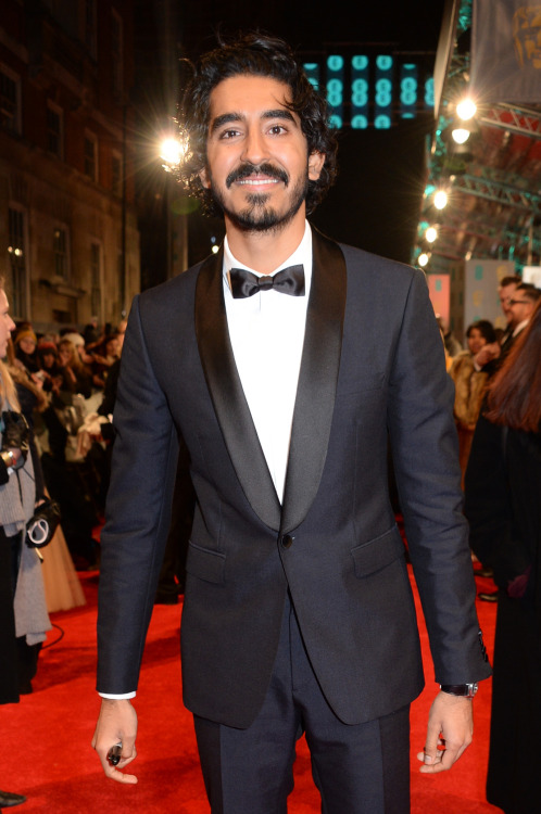 Dev Patel attends the 70th EE British Academy Film Awards at Royal Albert Hall on February 12, 2017 