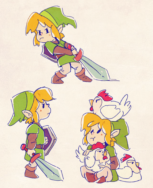 A very tiny Link. ___________ You can buy a set of stickers here!: REDBUBBLE