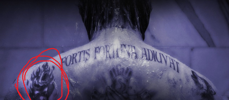 Some Kind of Haunted  keanurevees JOHN WICKs back tattoos