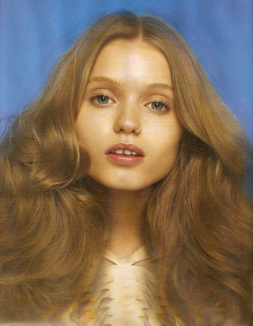 a-state-of-bliss: I-D Magazine Jan 2009 - Abbey Lee Kershaw by David Benjamin Sherry