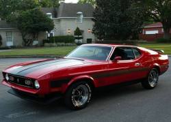 radracerblog:  71′ Ford Mustang Mach 1 