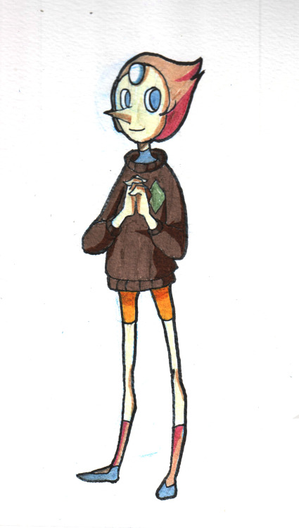 theninjalemon:  Silly bird you can’t wear a sweater, you’re too adorable!