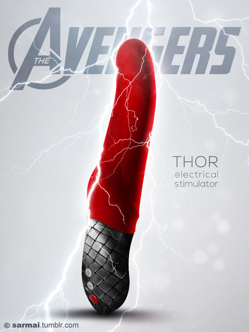 its-time-to-get-going-again:  The Avengers sextoys!There is a market for everything.