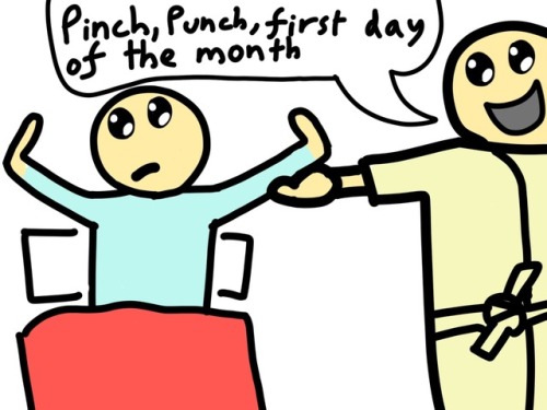 Pinch, punch, first day of the month Like if you can relate 