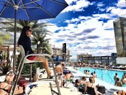 Awesomecouple1:  At The Cosmopolitan Hotel Of Las Vegas Even The Lifeguards Are Lifestyled. #Lasvegas