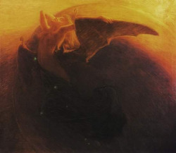 gabriel-romero81:  Gaetano Previati (1852-1920) Day Awakens The Night c. 1905.  The Beethoven Frieze (1902), by Gustav Klimt.  Monsu Desiderio (Francois Nomé).  Zdzisław Beksiński  Takato Yamamoto  