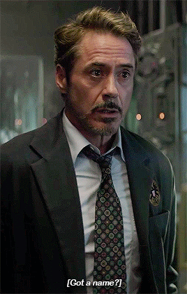tonystarkz: Well, that’ll be easy to remember.Avengers: Endgame (2019).
