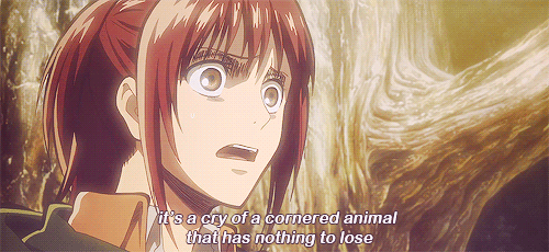 titanbender:   wow guys sasha is so useless. shes just a comedy relief character